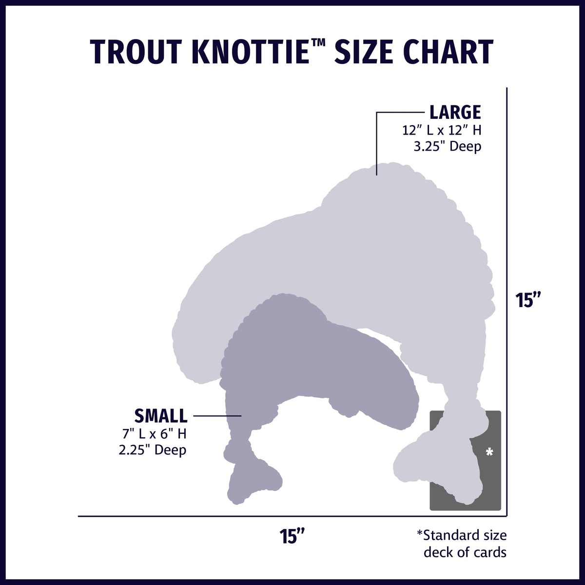 Raucous Rainbow Trout Knottie Plush Dog Toy, view 12