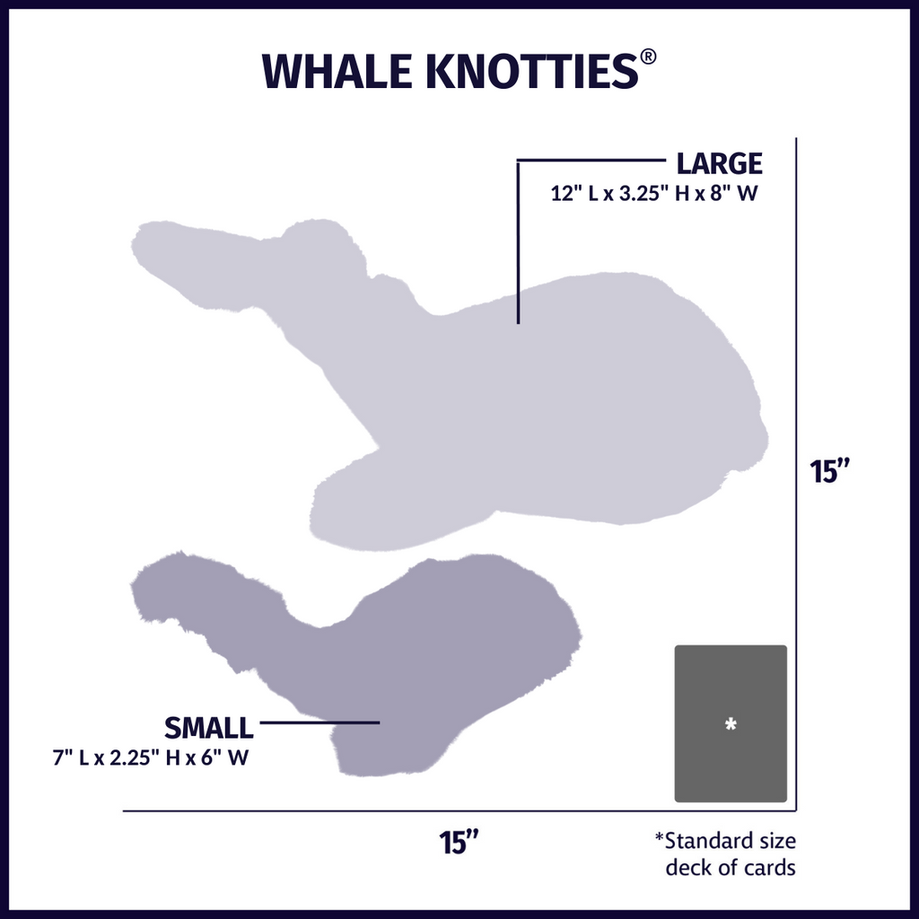 Mobie Whale Knottie Plush Dog Toy, view 10