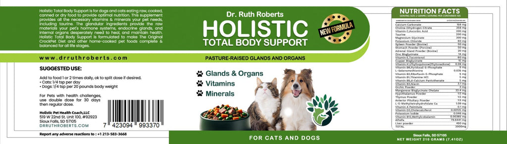 Holistic Total Body Support Multivitamin and Glandular Blend by Dr. Ruth Roberts – photo 18 of 18