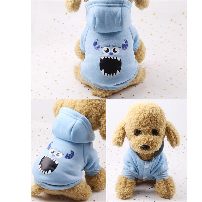 Cartoon Dog Hoodie Sweater – Cute Pet Apparel – alternate view 16