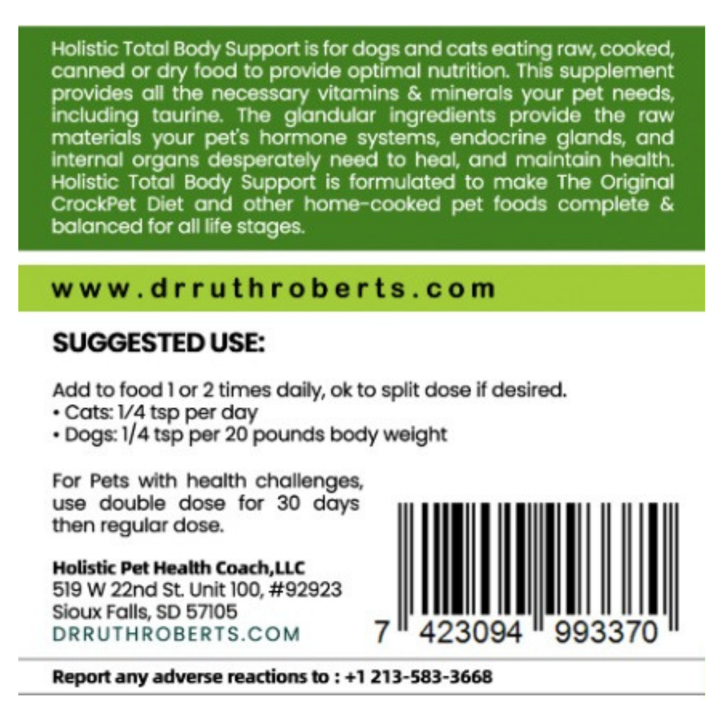 Holistic Total Body Support Multivitamin and Glandular Blend by Dr. Ruth Roberts – photo 3 of 18