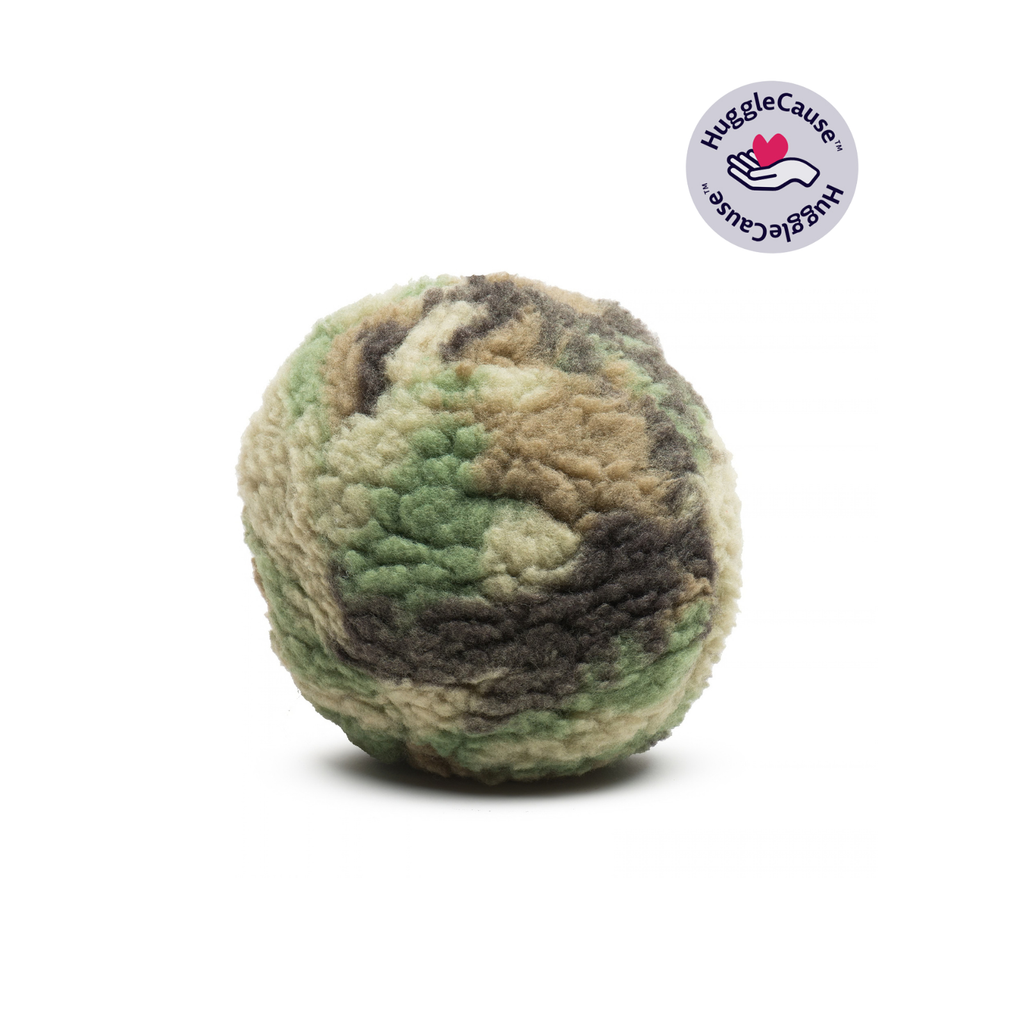 HuggleCause Warrior Canine Connection Camouflage HuggleFleece Plush Ba