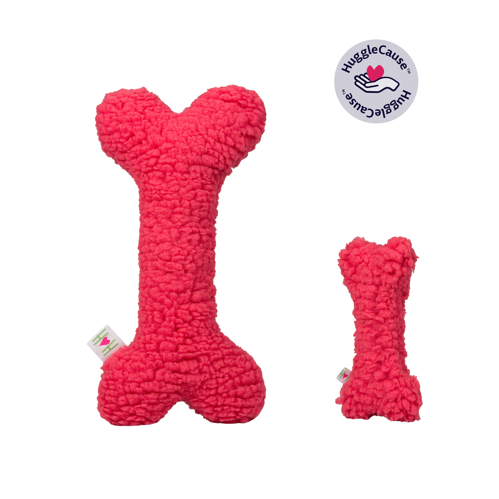 HuggleCause Living Beyond Breast Cancer HuggleFleece Pink Bones