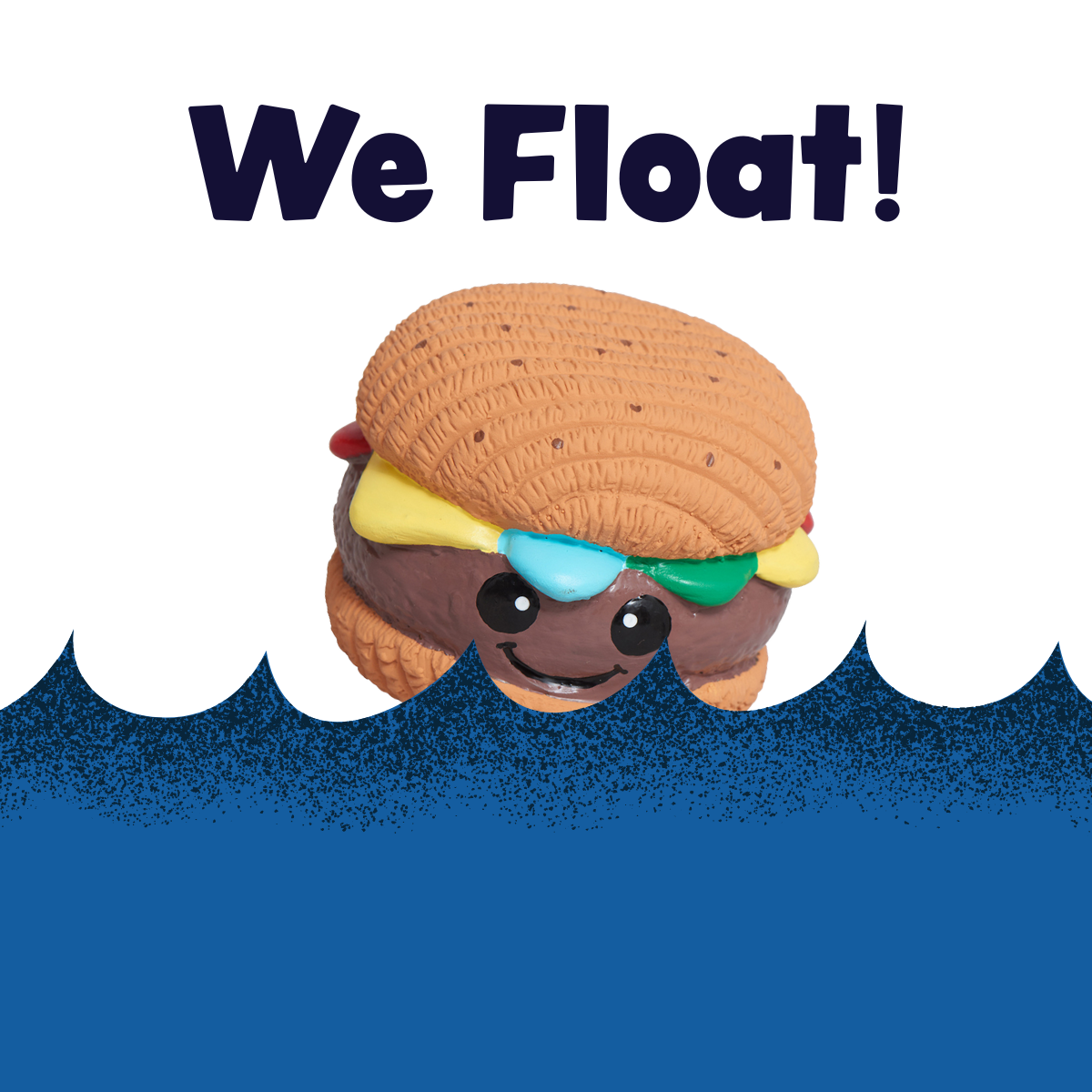 Big Buns Foodies Hamburger Ruff-Tex Latex Ball Dog Toy, lifestyle