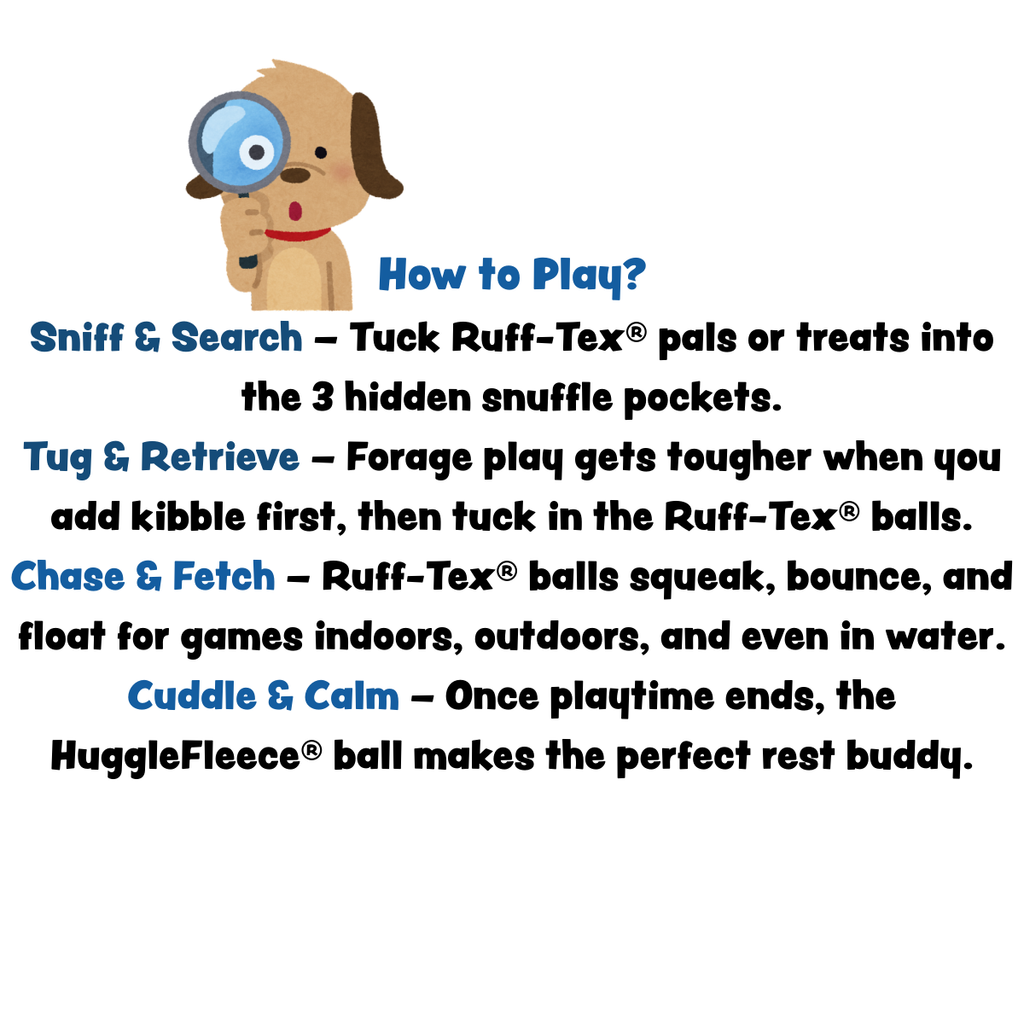 HuggleSnuffles SnuffleSphere Puzzle Ball, close-up