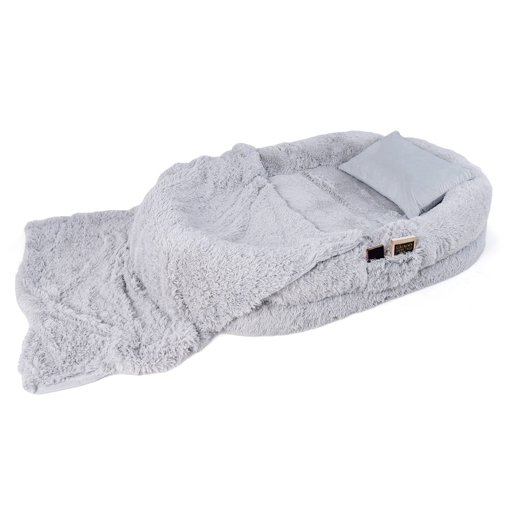 Washable Fluffy Human Dog Bed with Blanket and Pillow – photo 9 of 9