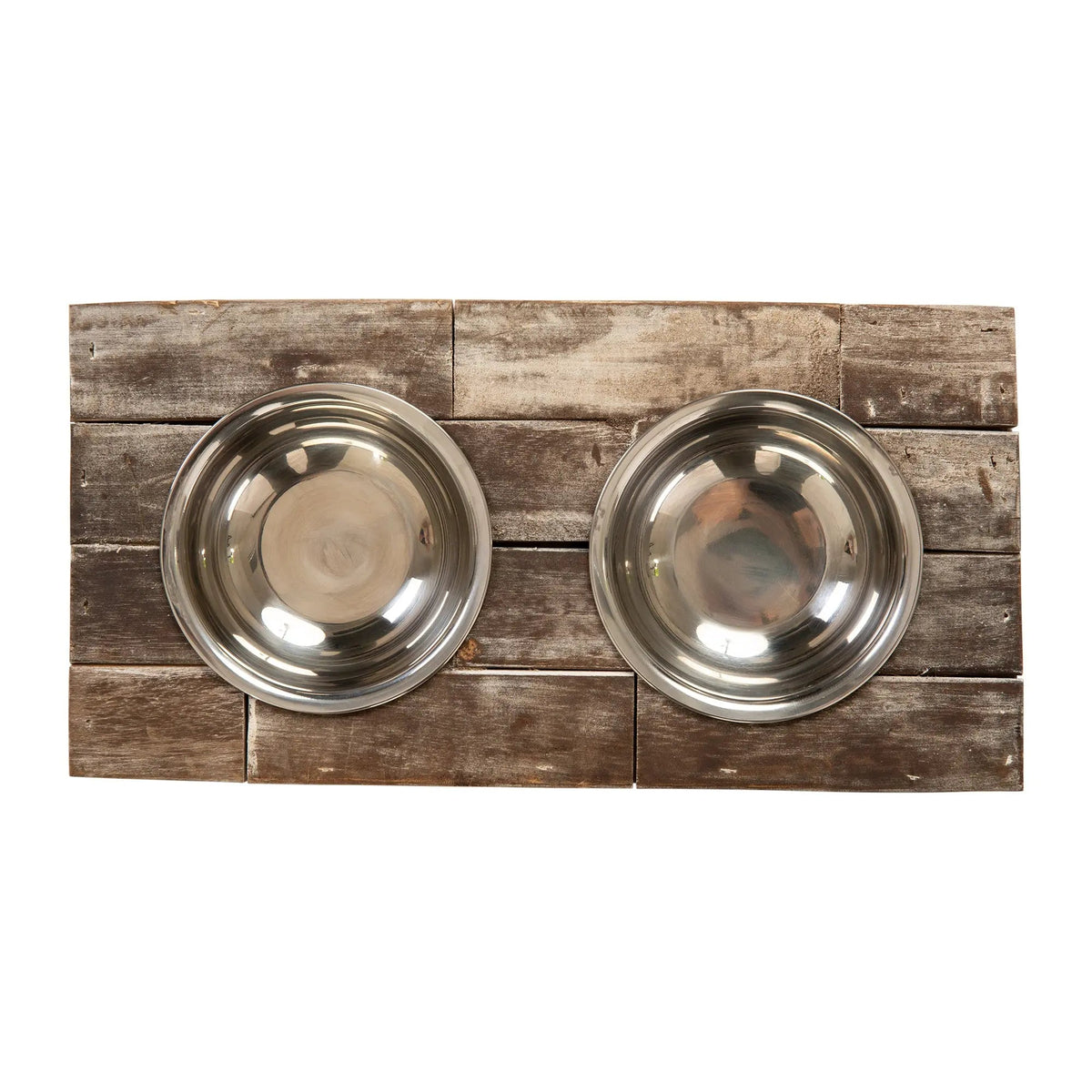 Huntley Pet Elevated Double Bowl Feeder – Reclaimed Wood, Dogs & Cats – alternate view 16
