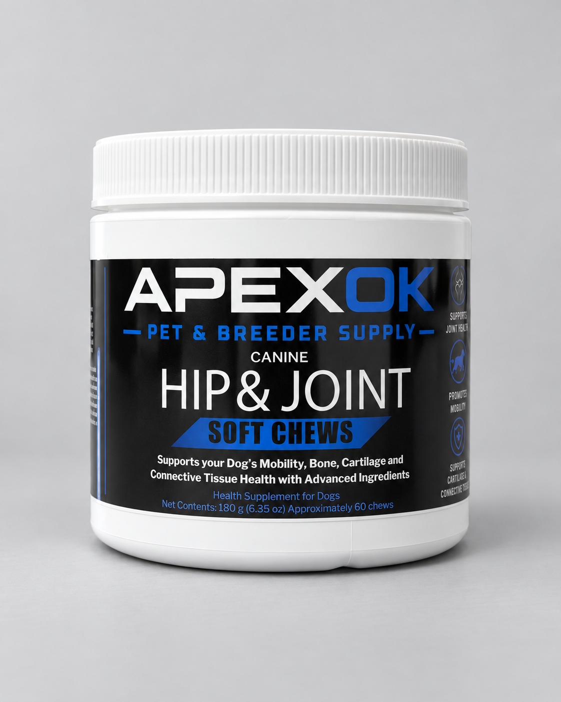 APEXOK canine hip and joint soft chews container – photo 1 of 2