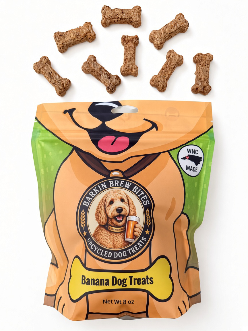 Barkin Brew Bites Banana Dog Treats for Sensitive Stomachs – photo 1 of 1
