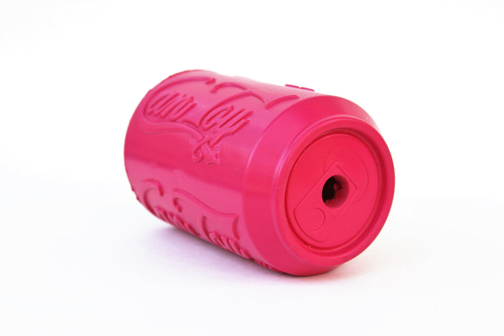 SodaPup Puppy Can Toy pink rubber treat dispenser for puppies – photo 4 of 10