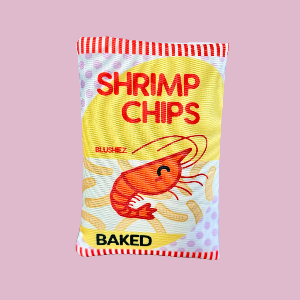 Blushiez Shrimp Chips Dog Toy 2 Piece – photo 2 of 7