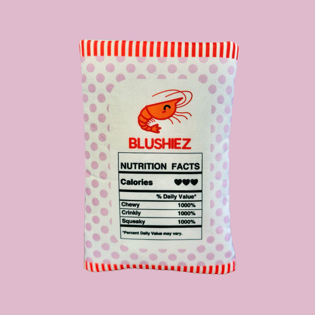 Blushiez Shrimp Chips Dog Toy 2 Piece – photo 3 of 7