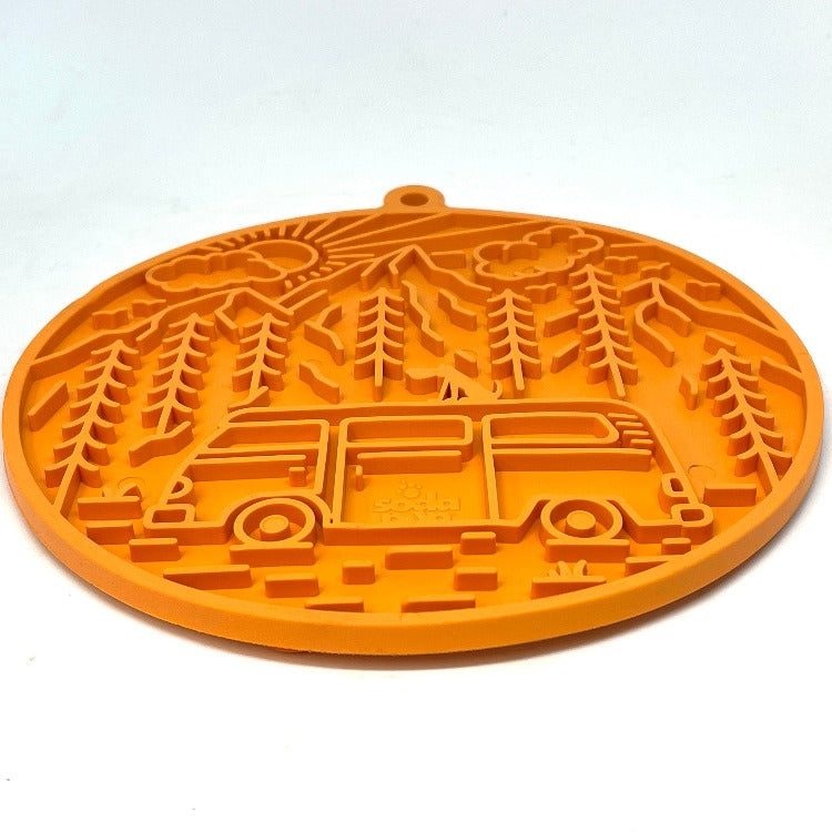 Camp Retro Van Enrichment Lick Mat – Suction Cups, USA Made – alternate view 10