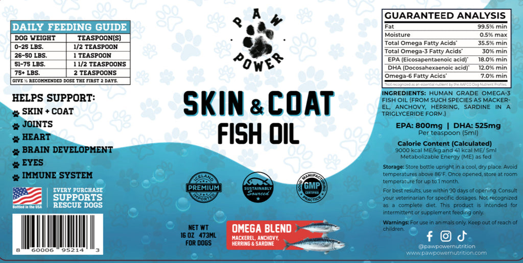 Dawg Health skin and coat fish oil pump bottle 16 oz – photo 3 of 4