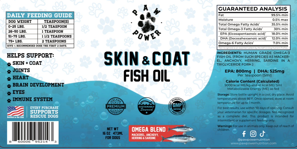 Dawg Health skin and coat fish oil pump bottle 16 oz – photo 3 of 4