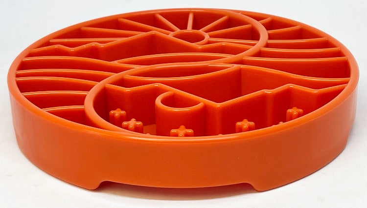Sun and Moon Shallow Slow Feeder Dog Bowl – Enrichment, USA Made – alternate view 10