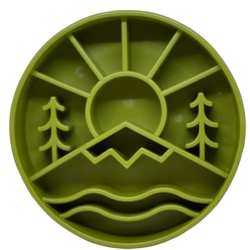 Great Outdoors Slow Feeder Dog Bowl – Enrichment, USA Made – alternate view 3