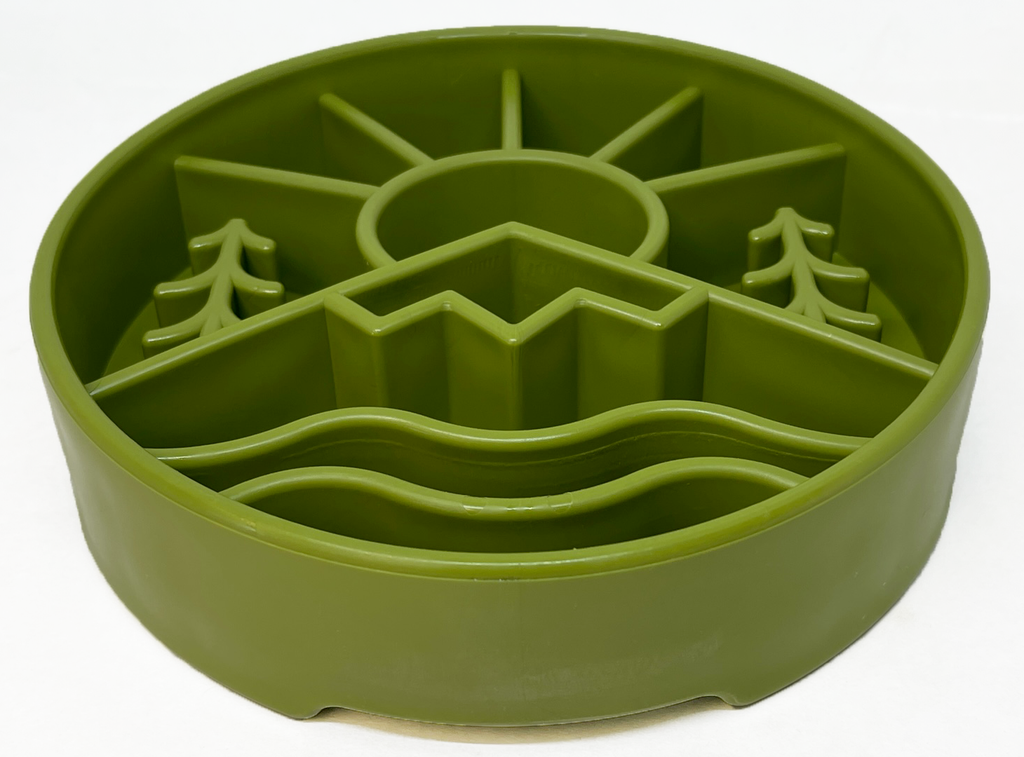 Great Outdoors Slow Feeder Dog Bowl – Enrichment, USA Made – alternate view 8
