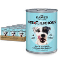 Dave's Stewlicious Surf & Turf w/ Chicken & Salmon Wet Dog Food (13.2oz) – front view