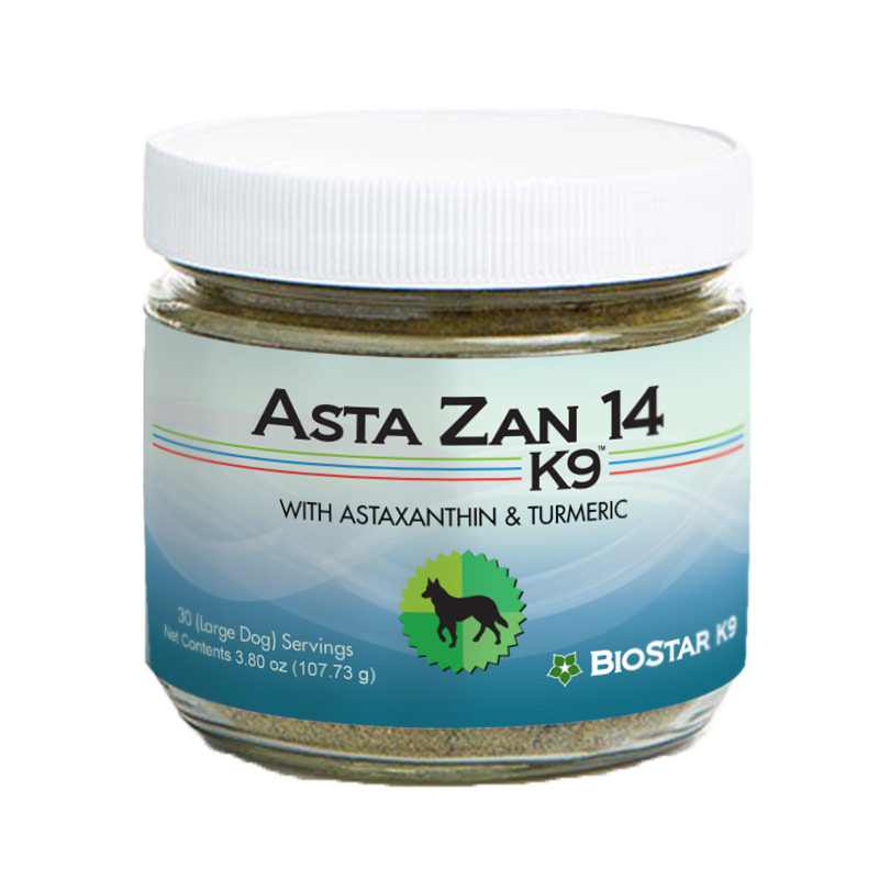 Asta Zan K9 Antioxidant Supplement for Dogs – Canine Health Support – front view