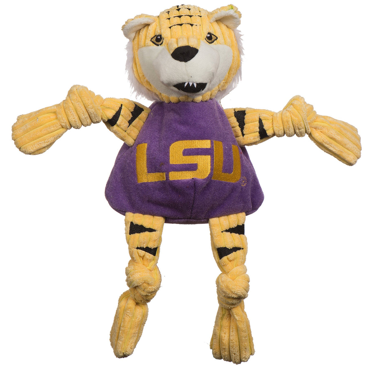 Ncaa Louisiana State University Mike the Tiger Knottie Plush Dog Toy