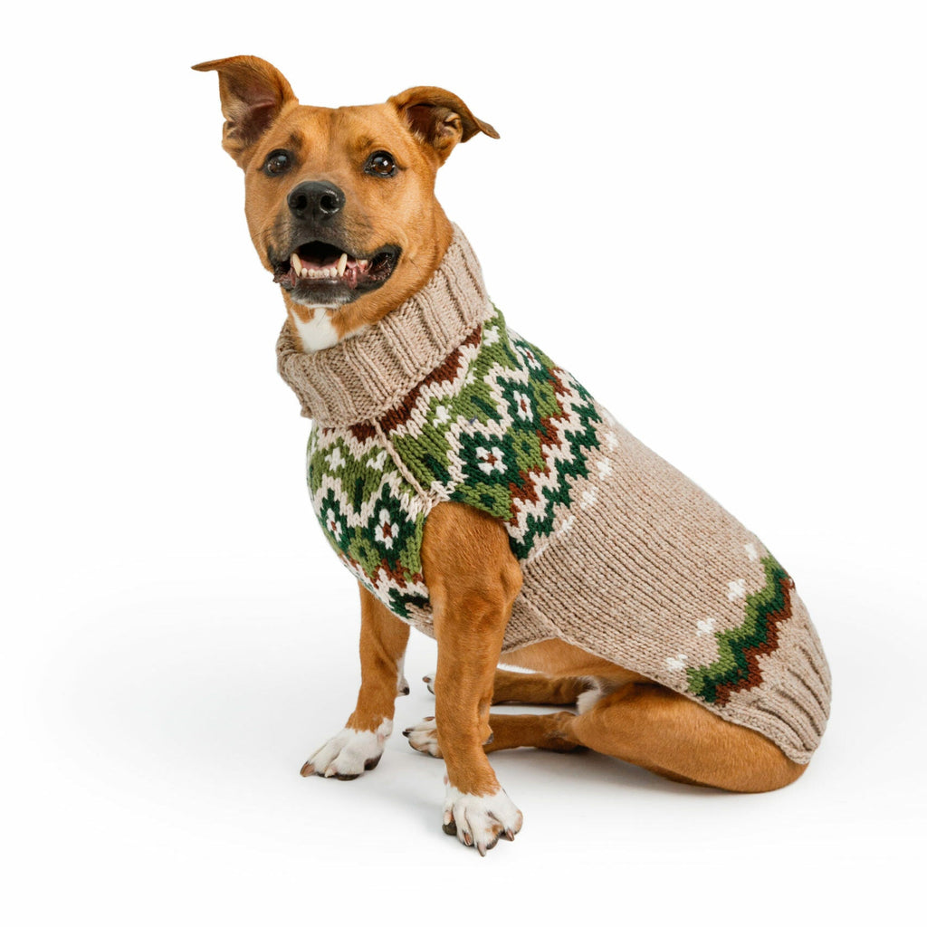 Ragg Wool Fair Isle Dog Sweater Shawl Collar – photo 1 of 6