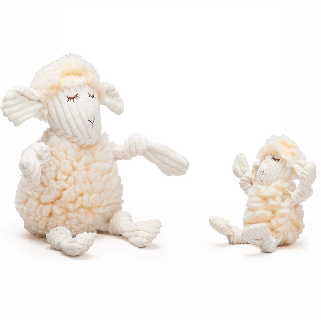 Louise Lamb HuggleFleece FlufferKnottie Plush Dog Toy