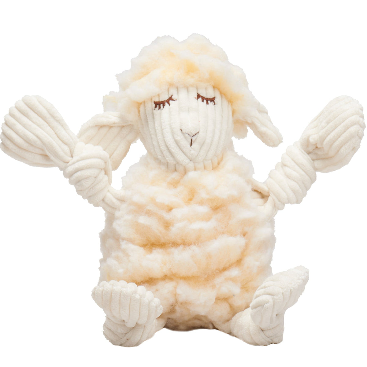 Louise Lamb HuggleFleece FlufferKnottie Plush Dog Toy, alternate view