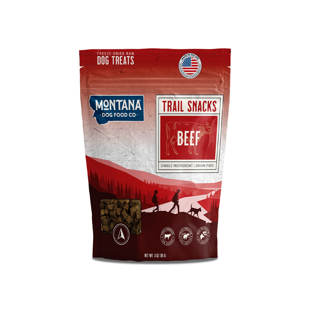 Beef Heart Freeze-Dried Raw Dog Treats – 3 oz – front view