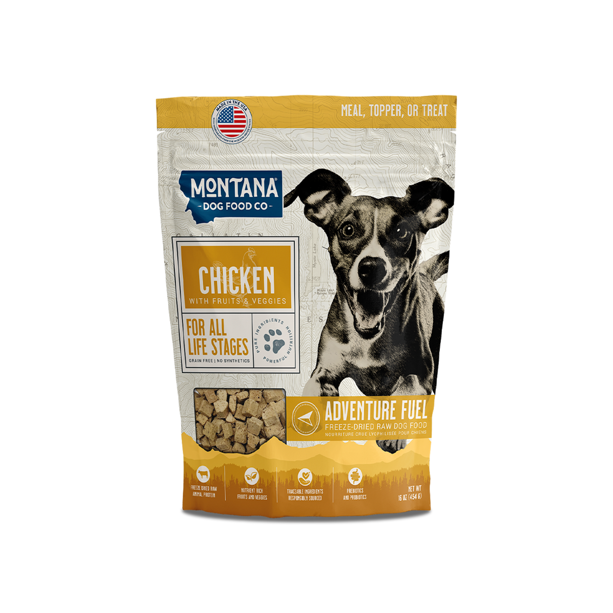 Grain-Free Chicken Freeze-dried Raw Adventure Fuel (Dog Food) – front view