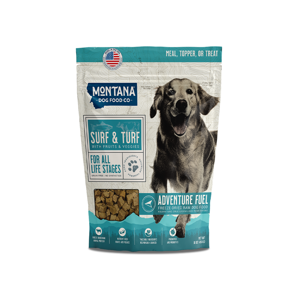 Grain-free Surf & Turf Freeze-dried Raw Adventure Fuel (Dog Food) – front view