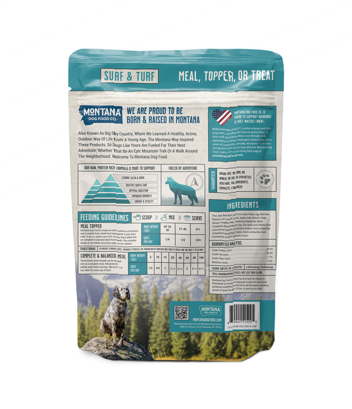 Grain-free Surf & Turf Freeze-dried Raw Adventure Fuel (Dog Food) – alternate view 2