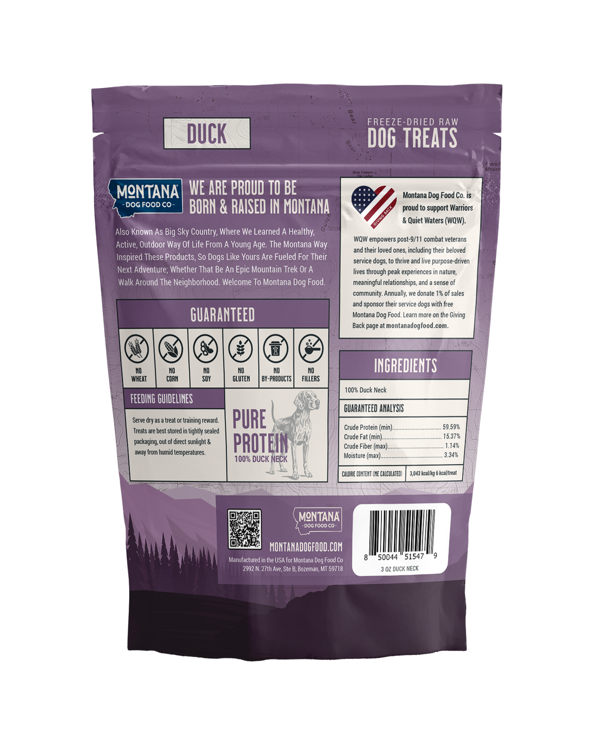 Montana Dog Food Co Duck Freeze-Dried Raw Trail Snacks – photo 2 of 3