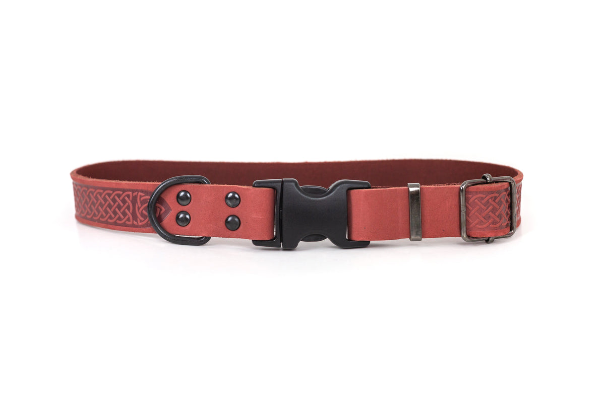 Celtic Sport Quick-Release Leather Dog Collar – alternate view 6