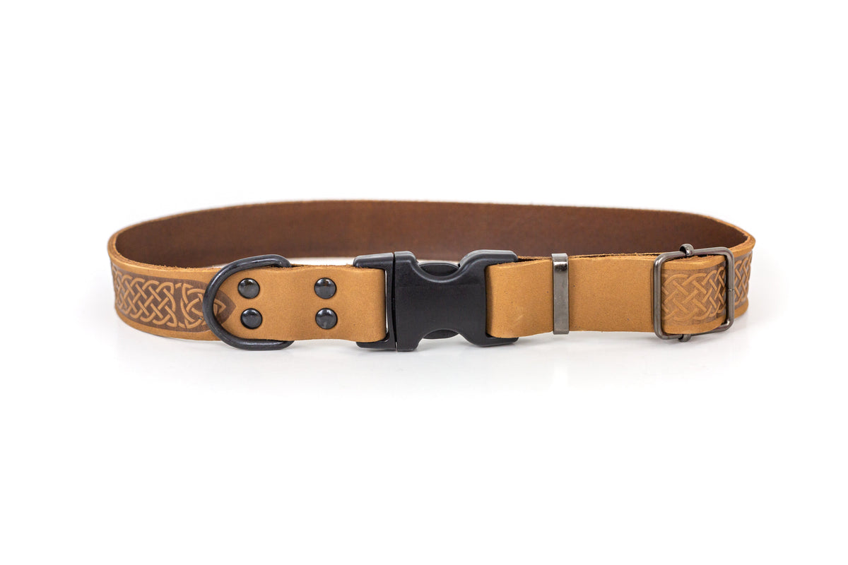 Celtic Sport Quick-Release Leather Dog Collar – alternate view 5