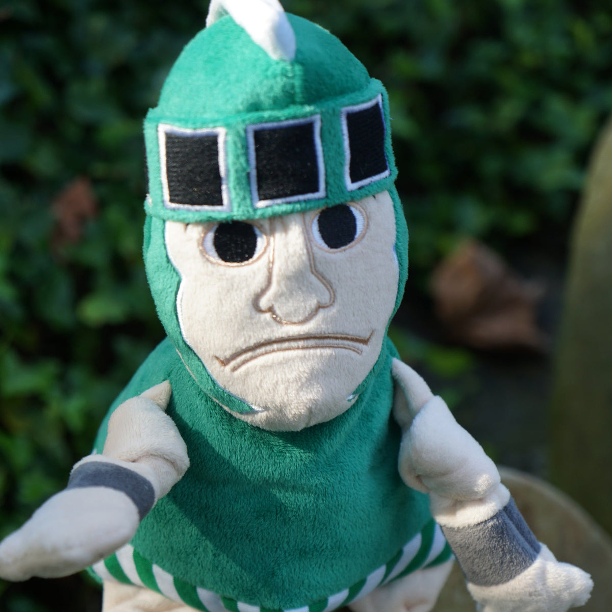 Ncaa Michigan State University Sparty Knottie Plush Dog Toy, side view