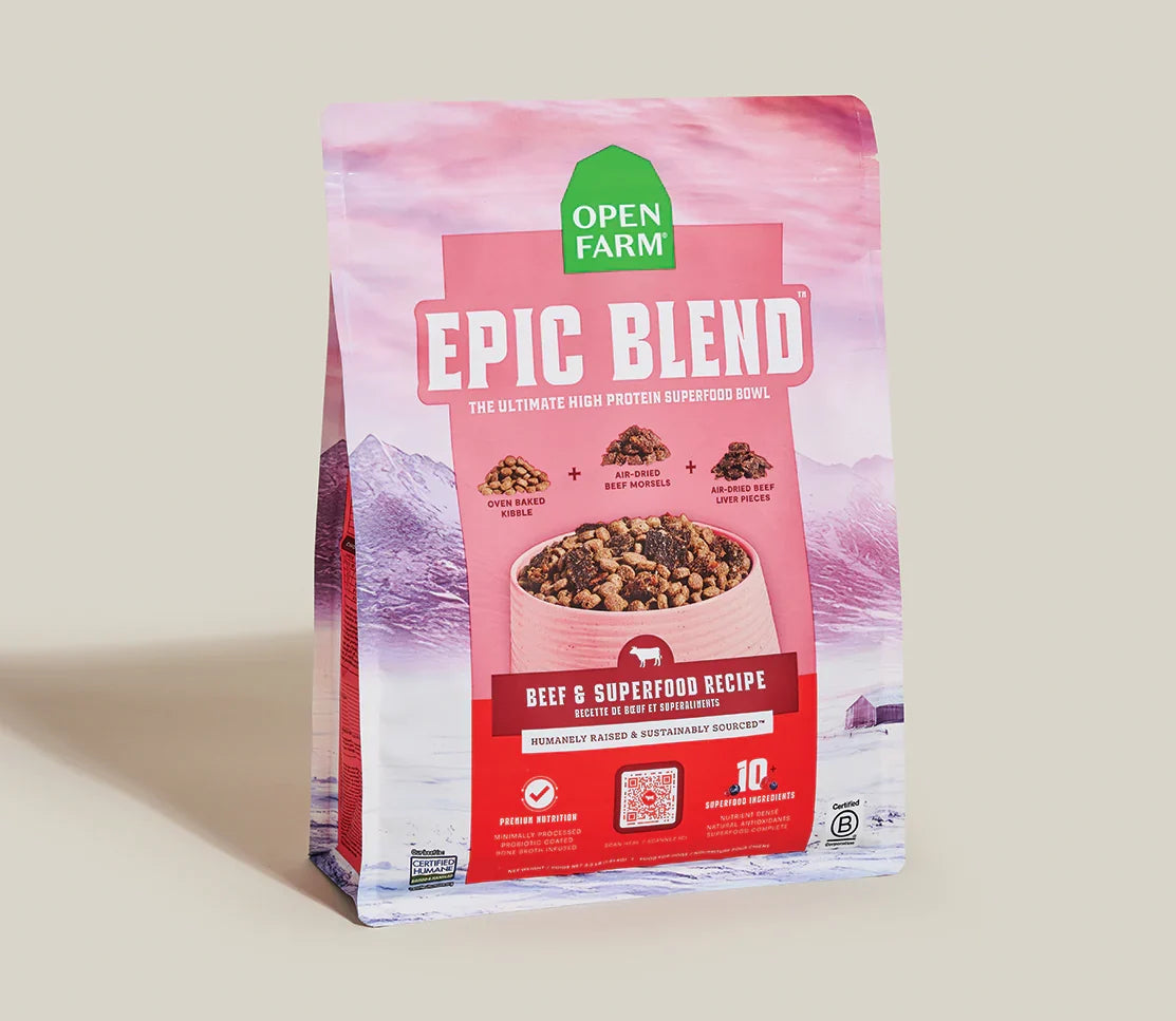 Open Farm Epic Blend Beef & Superfood Dry Dog Food – front view