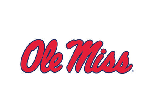Ncaa Ole Miss U of Mississippi Tony Land Shark Knottie Plush Dog Toy, side view