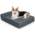 Orthopedic Dog Bed with Graphene Memory Foam and Headrest Gray – photo 3 of 8