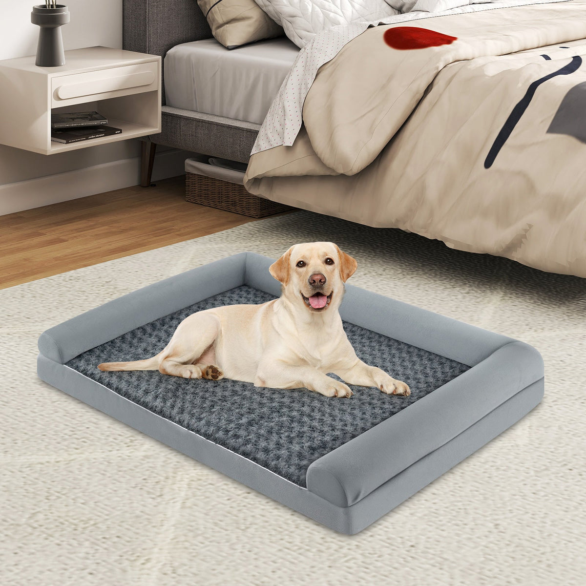 Orthopedic Egg Crate Foam Dog Bed Sofa – photo 2 of 24