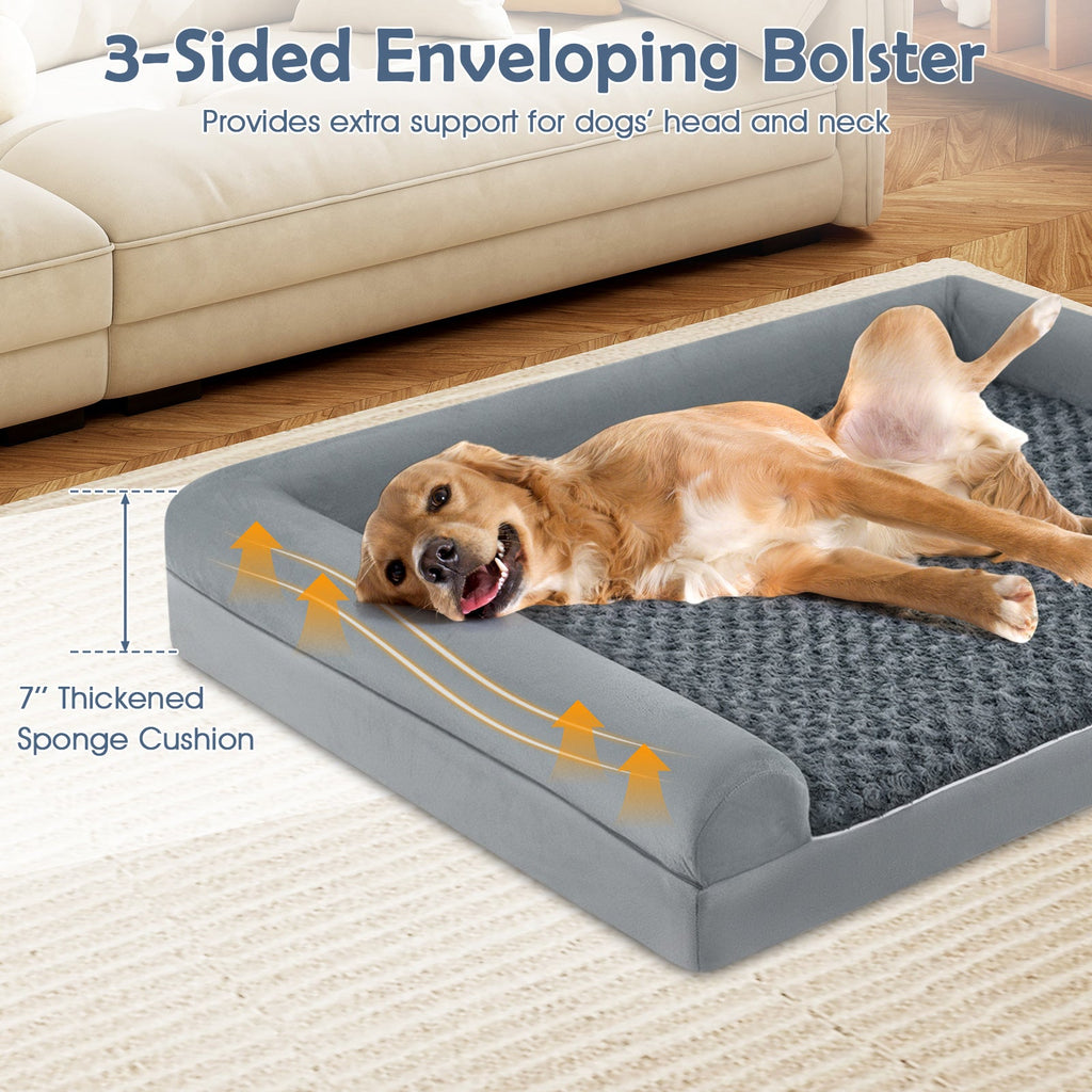 Orthopedic Egg Crate Foam Dog Bed Sofa – photo 22 of 24