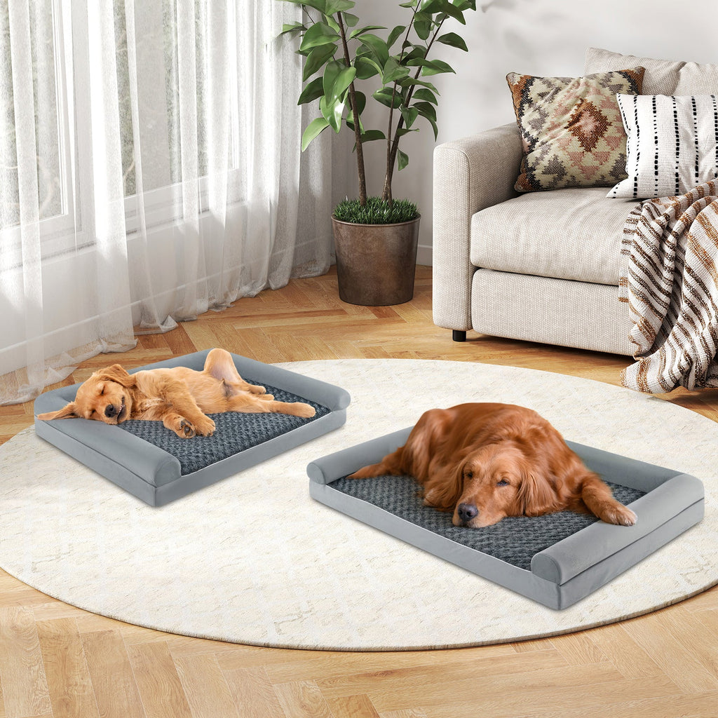 Orthopedic Egg Crate Foam Dog Bed Sofa – photo 17 of 24
