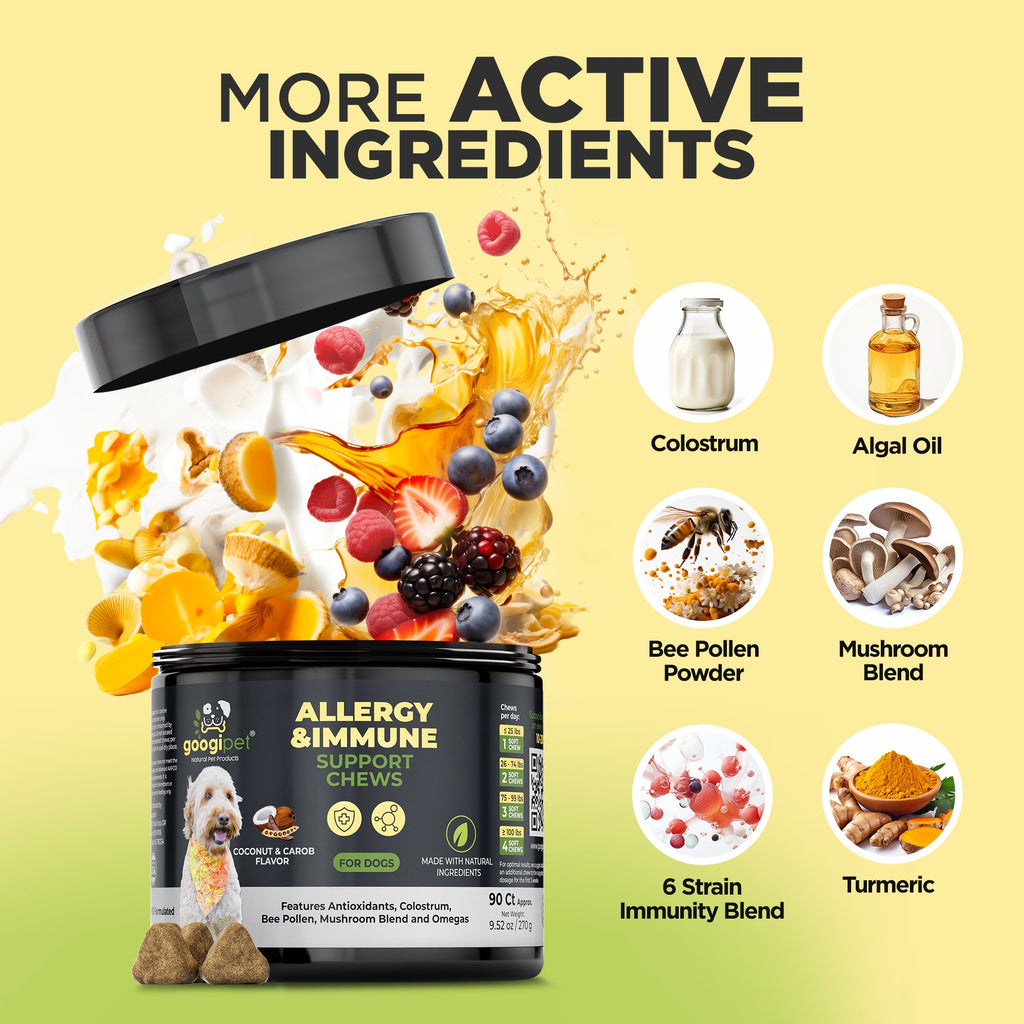 Allergy & Immune Support Chews for Dogs (Coconut & Carob Flavor) – alternate view 4