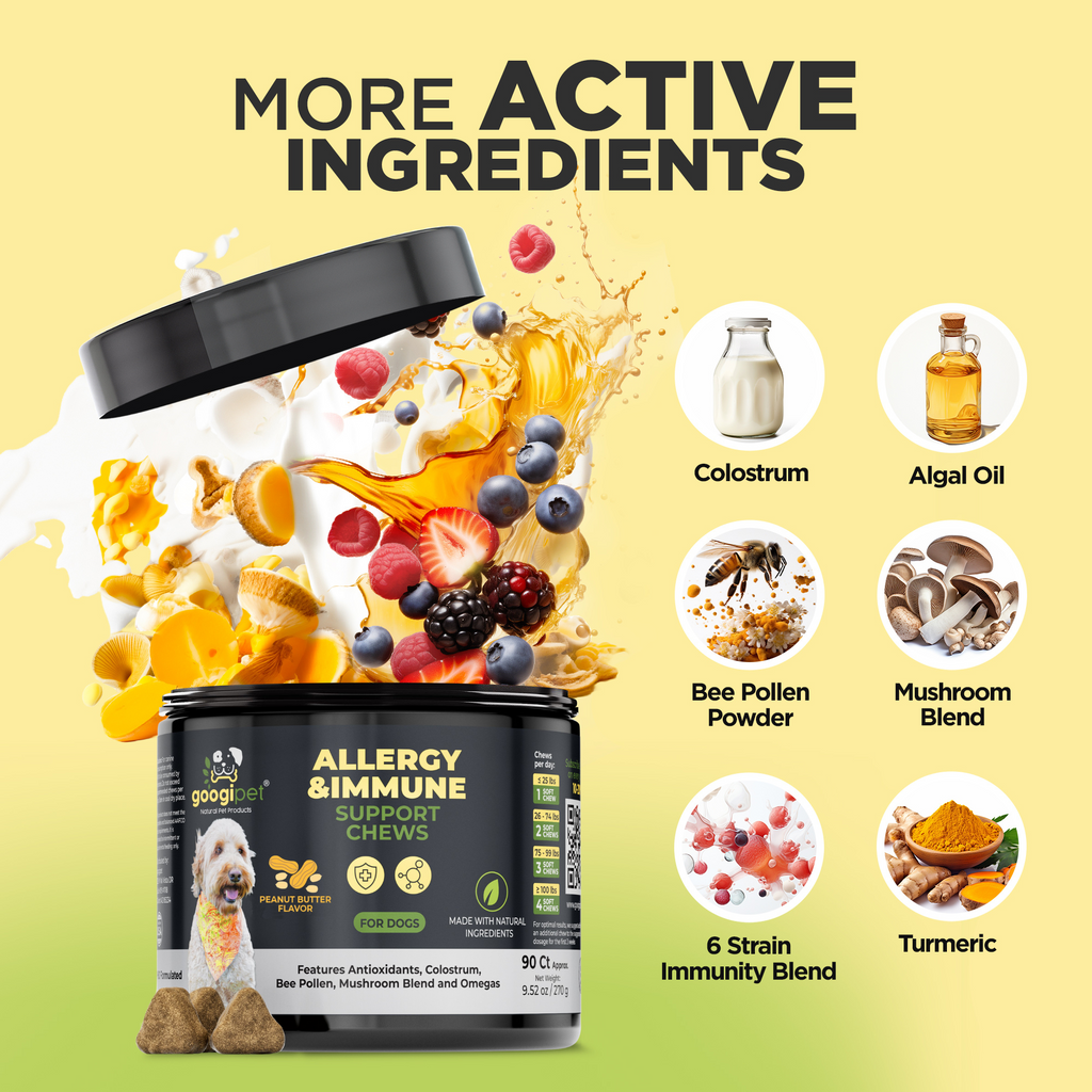 Allergy & Immune Support Chews for Dogs (Peanut Butter Flavor) – alternate view 4