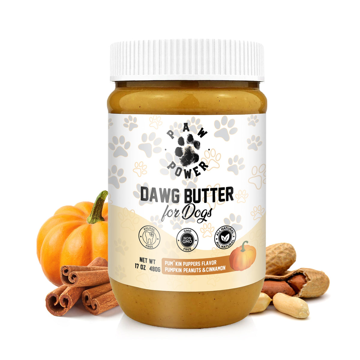 Dawg Butter Pum'kin Puppers Peanut Butter for Dogs – alternate view 8