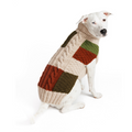 Patchwork Wool Dog Sweater 100 Percent Natural Wool Earth Tones – photo 1 of 8