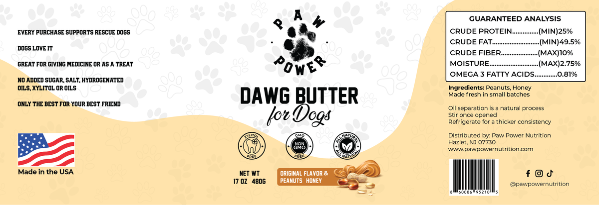 Dawg Butter for Dogs – Peanut Butter Lickable Treat, Original Flavor – alternate view 6