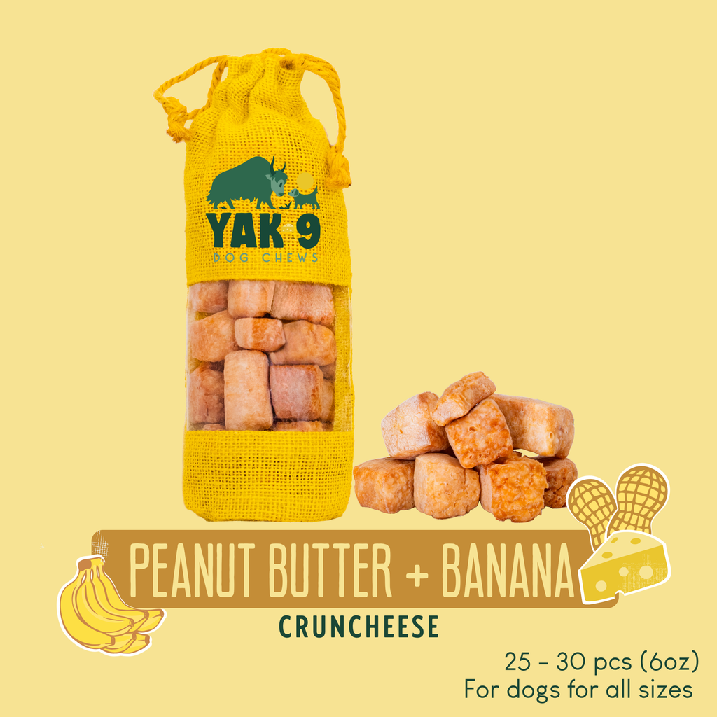 Yak9 Peanut Butter Banana Chews for Dogs – alternate view 3