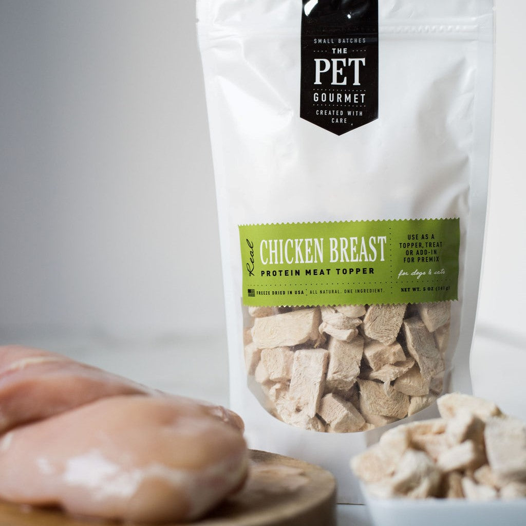 Freeze Dried Chicken Breast Dog Treats  Topper, alternate view