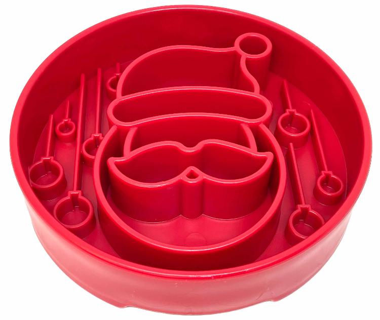 SodaPup Santa Christmas eBowl – Deep Slow Feeder Dog Bowl, USA Made – alternate view 8